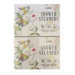 2 Pack GOSSBY Shower Steamers Aromatherapy Home Spa Bliss Essential Oils 6 tabs